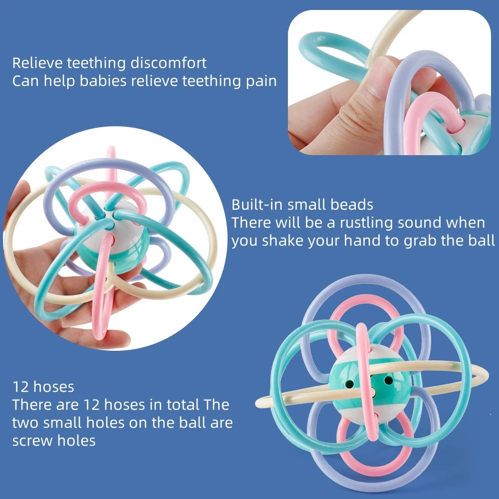 Baby toys|Baby soft gum ball| It’s teether and it’s also a hand ball| teether for 6 to 12 months baby