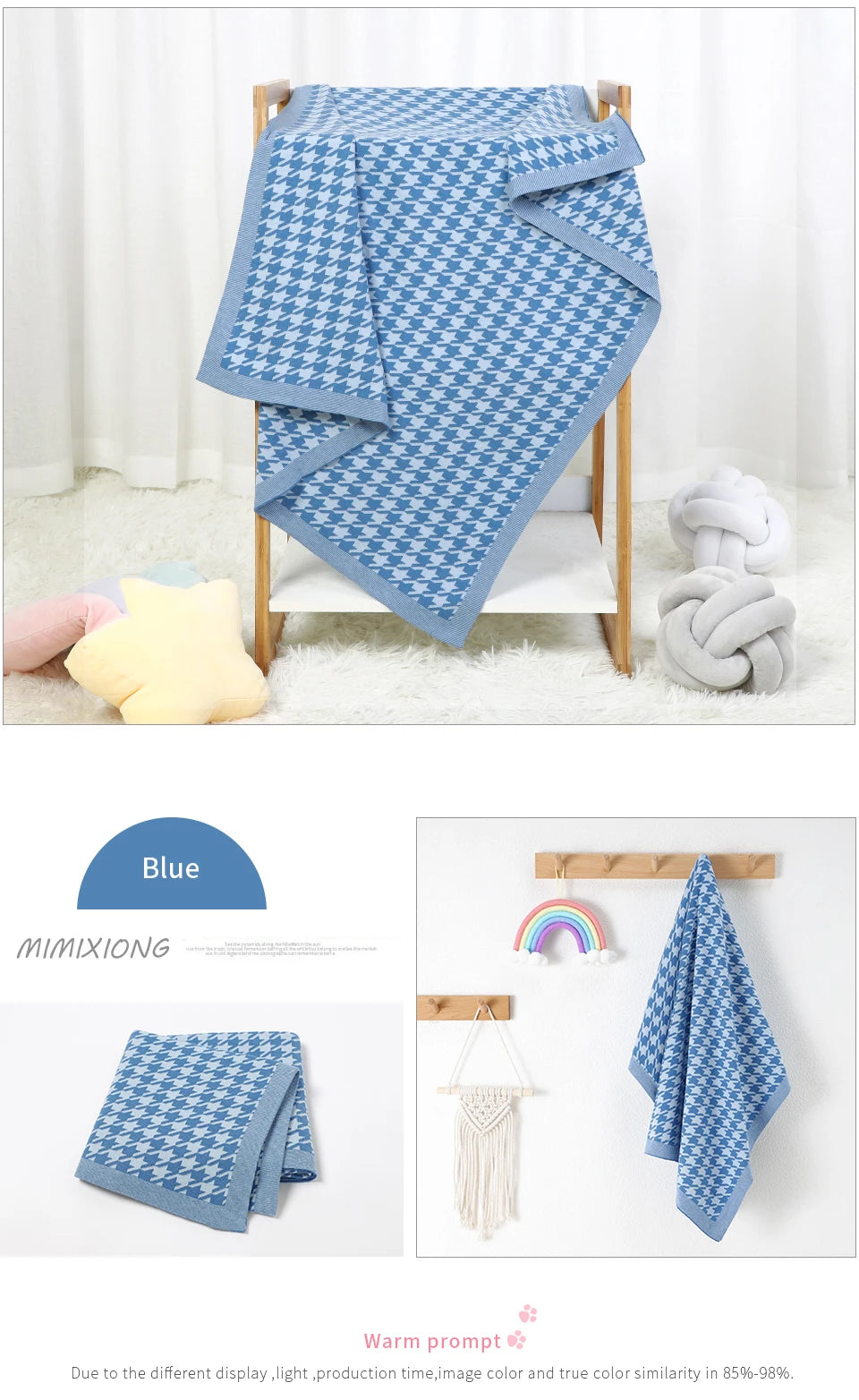 Baby Blankets Super Soft Newborn Girls Boys Swaddle Wrap Quilts Plaid Toddler Infant Stroller Bedding Cotton Knitted Blanket