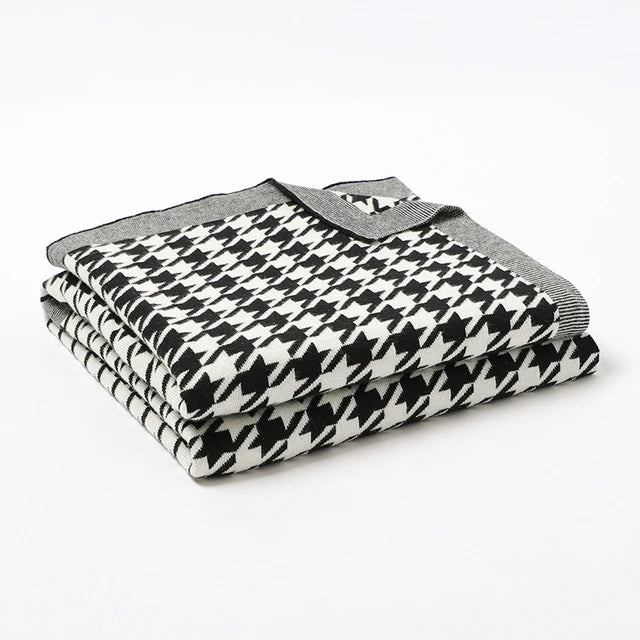 Baby Blankets Super Soft Newborn Girls Boys Swaddle Wrap Quilts Plaid Toddler Infant Stroller Bedding Cotton Knitted Blanket