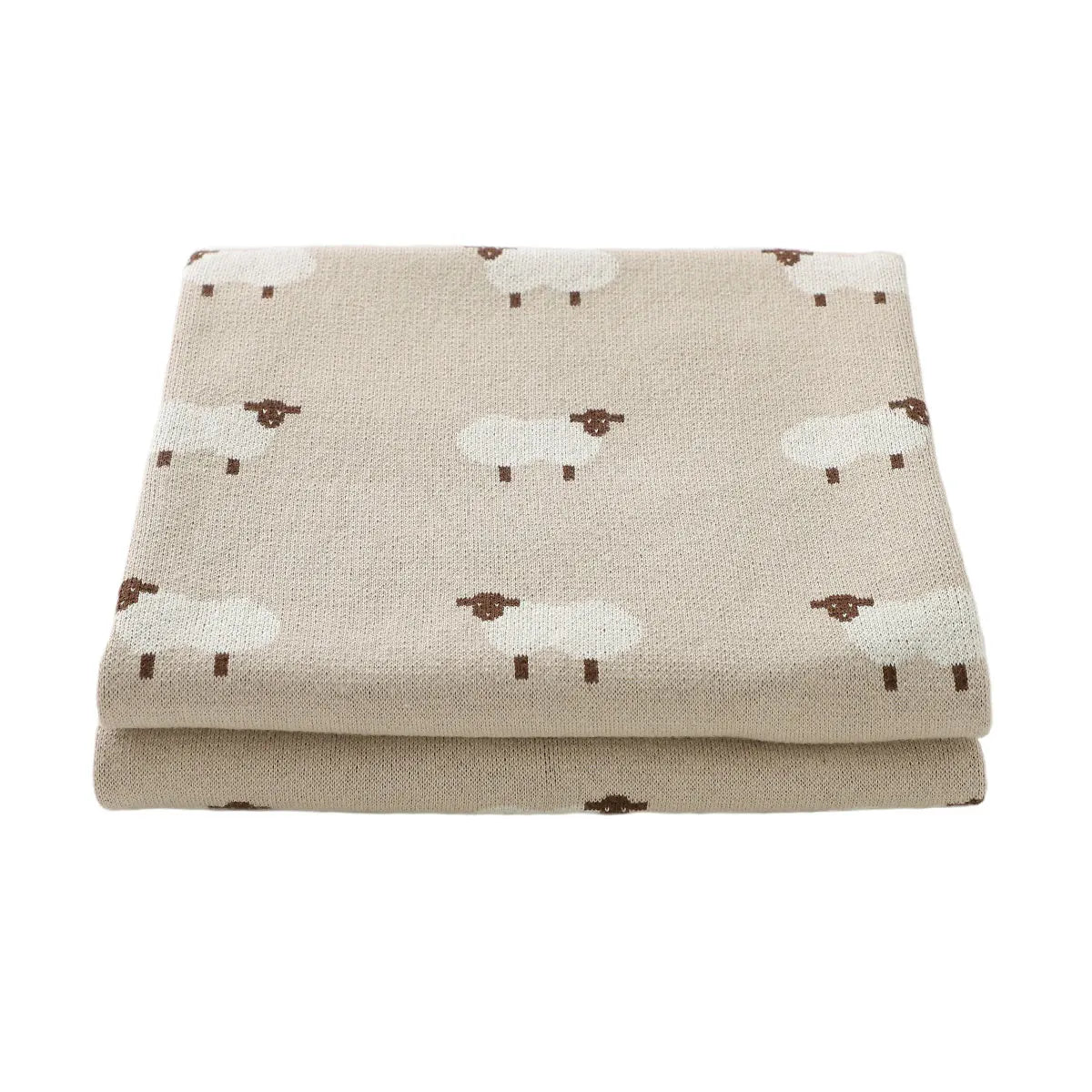 Baby Blankets Newborn 100%Cotton Knitting Infant Boys Girls Swaddle Wrap Stroller Accessories 100*80cm Toddler Kids Throw Quilts