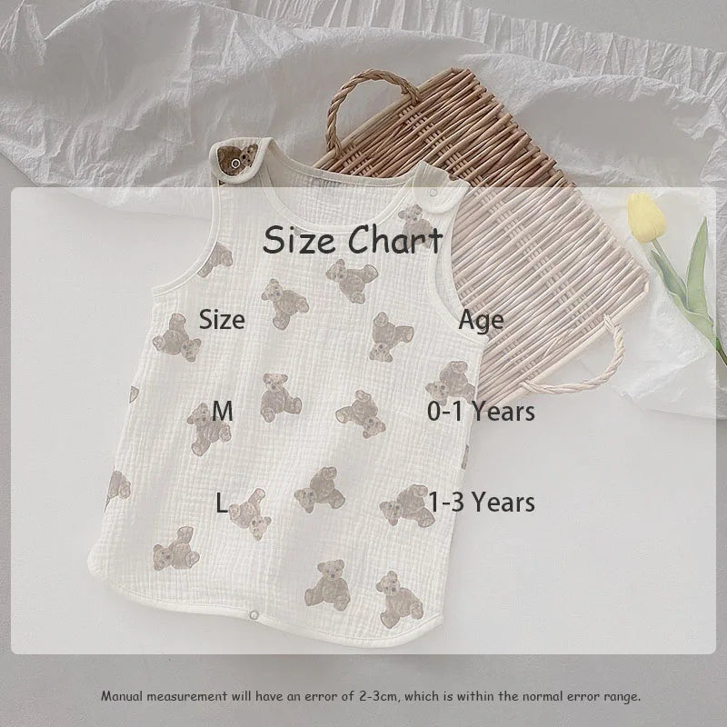 MILANCEL Baby Blankets Bear Print Cotton Blanket Casual Sleeping Blanket