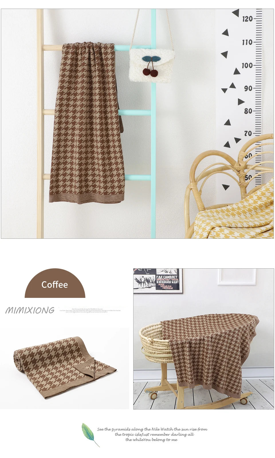 Baby Blankets Super Soft Newborn Girls Boys Swaddle Wrap Quilts Plaid Toddler Infant Stroller Bedding Cotton Knitted Blanket