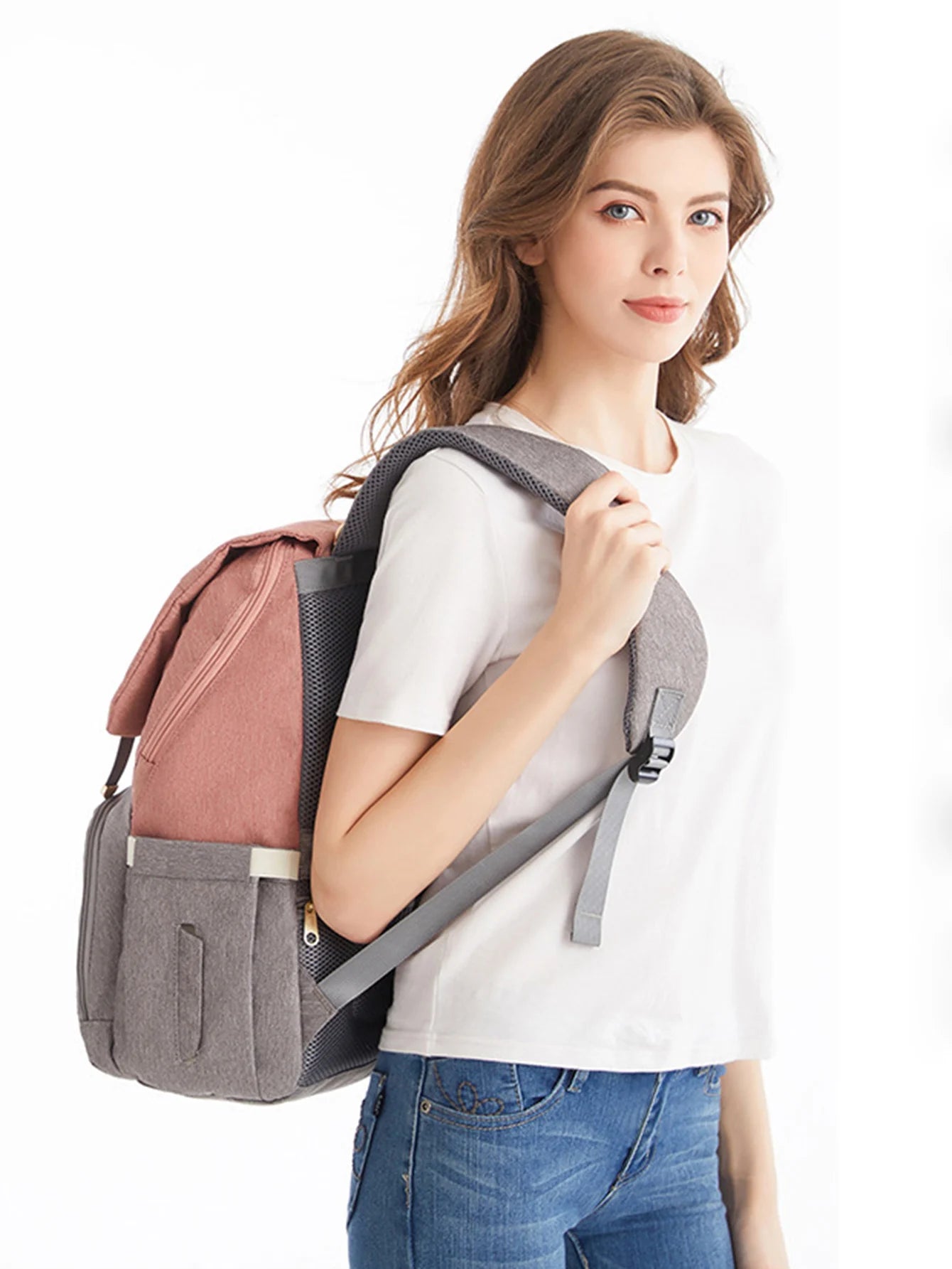 Diaper Bags for Women Backpacks Female Maternity Nappy Bags Baby Care Travel Backpack Waterproof Outdoor Pregnant Mummy Backpack