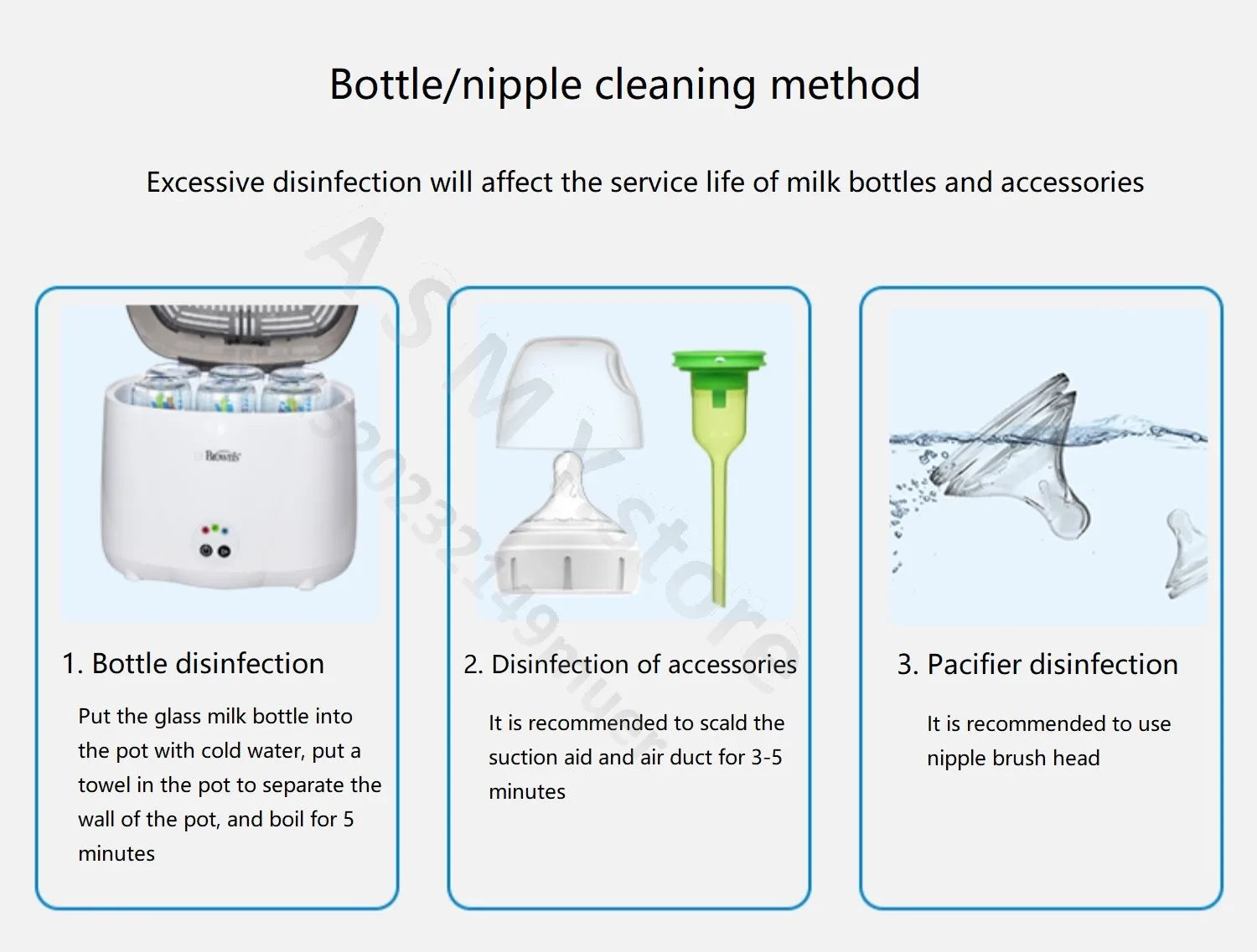 Dr. Brown's  Newborn baby glass bottle, wide caliber, anti-flatulence, gas-liquid separation