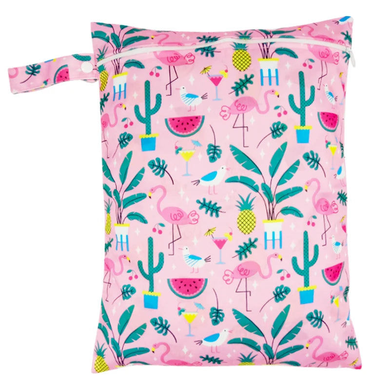 Baby Reusable Diapers Bags, Waterproof Hanging Bag for Storaging Baby Cloth Diapers, Beach Sports, Makeup, Yoga