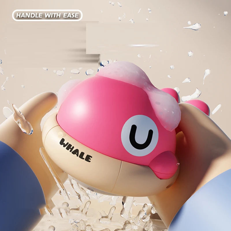 Baby Bath Toys Toddler Bath Toys for Kids Light Up Whale Bath Toys Sprinkler Pool Water Table Infant Toys Bathtub Fountain Toy