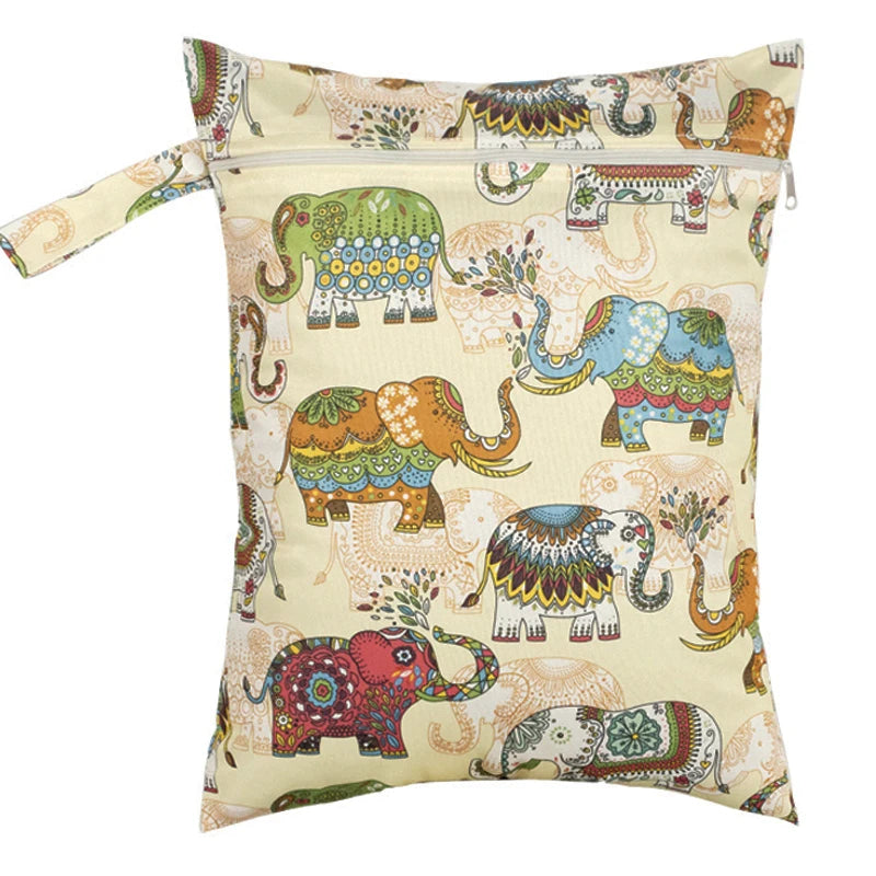 Baby Reusable Diapers Bags, Waterproof Hanging Bag for Storaging Baby Cloth Diapers, Beach Sports, Makeup, Yoga