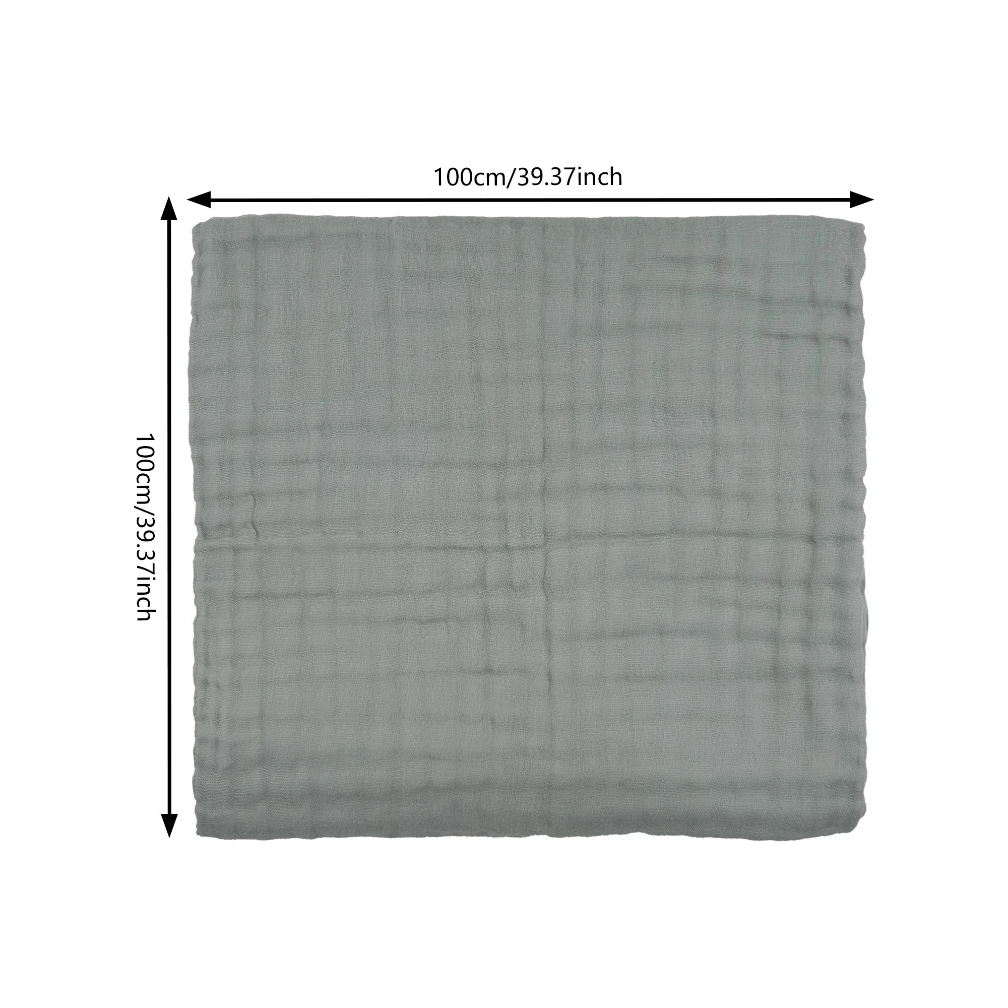 100cm*100cm Baby Receive Blanket for Newborn Cotton Muslin Swaddle Blanket Bedding Infant Bath Towel Baby Items Mother Kids