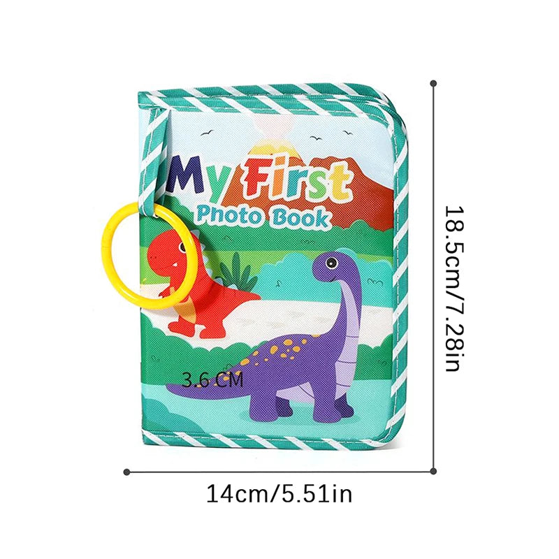 Baby Photo Album, Baby Photo Album Holds Pictures My First Soft Cloth Family Photos Book With Removable Hook