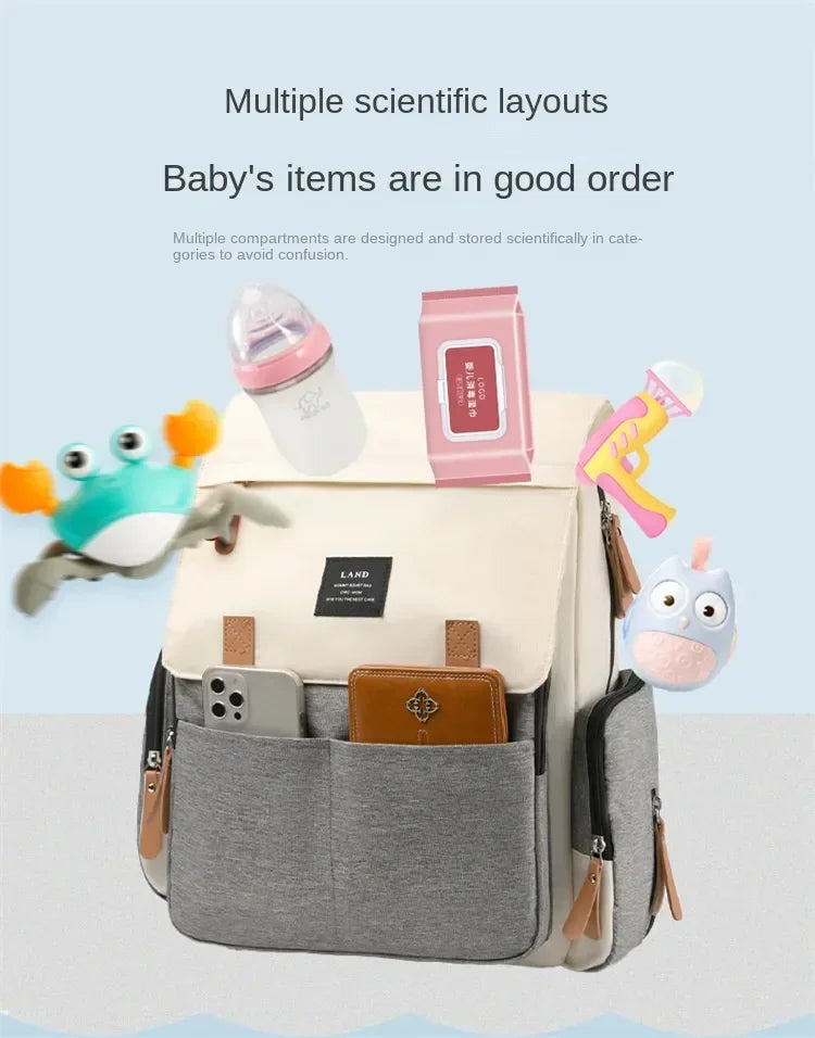 Baby Nappy Bag Mummy Diaper Bag Backpack Waterproof Storage Handbag Outdoor Travel Mommy Maternity Bag For Baby Stuff