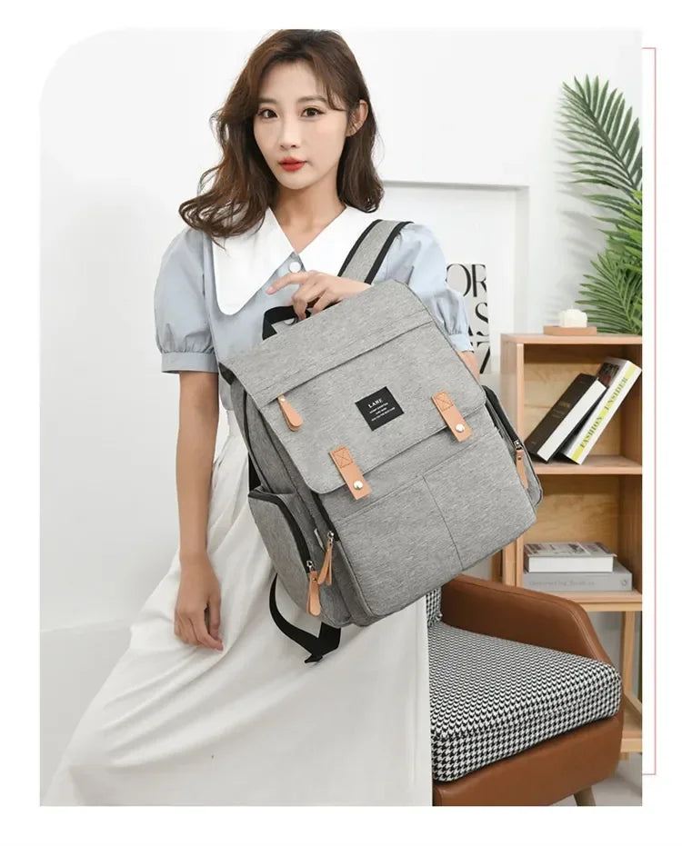 Baby Nappy Bag Mummy Diaper Bag Backpack Waterproof Storage Handbag Outdoor Travel Mommy Maternity Bag For Baby Stuff