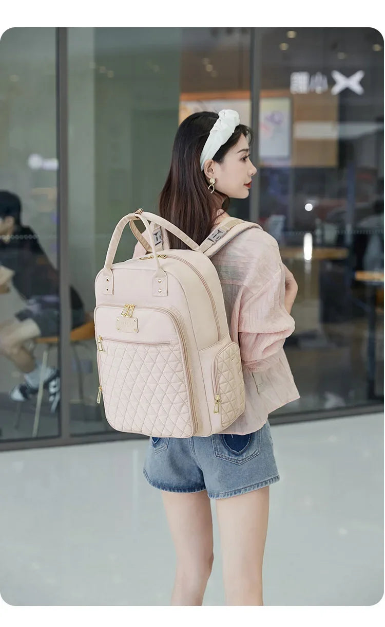 New Mommy Bag Handheld Multi Functional Maternity Child Bag Fashionable Embroidered Large Capacity Diaper Shoulder