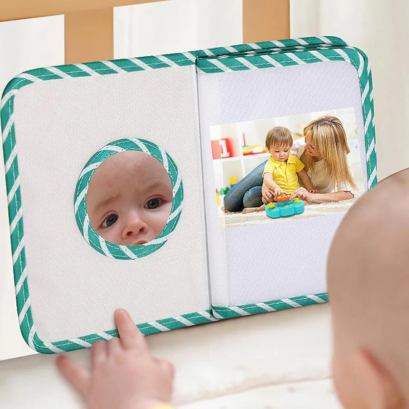 Baby Photo Album, Baby Photo Album Holds Pictures My First Soft Cloth Family Photos Book With Removable Hook