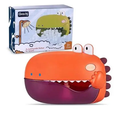 Baby Bath Toys for Kids Music Dinosaur Bubble Machine Bath Toys Bathtub Soap Automatic Bubble Maker Toys Baby Bathroom Toy Gift