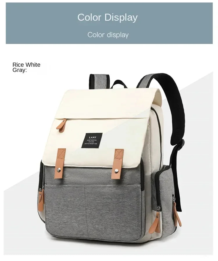 Baby Nappy Bag Mummy Diaper Bag Backpack Waterproof Storage Handbag Outdoor Travel Mommy Maternity Bag For Baby Stuff