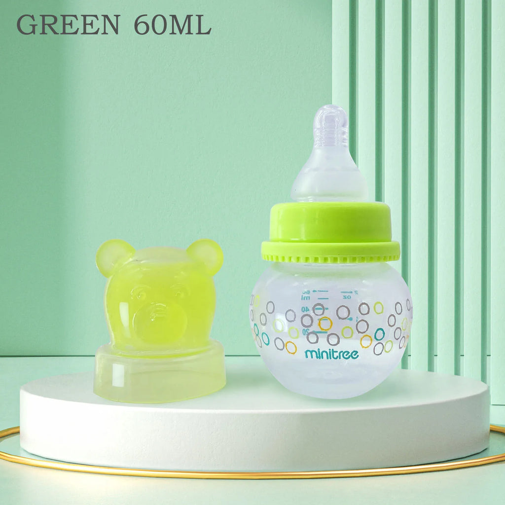 Newborn Feeding Bottles 60ML Baby Bottle Glass Bottles Anti-flatulence Milk Feeding Bottles Infant BPA free