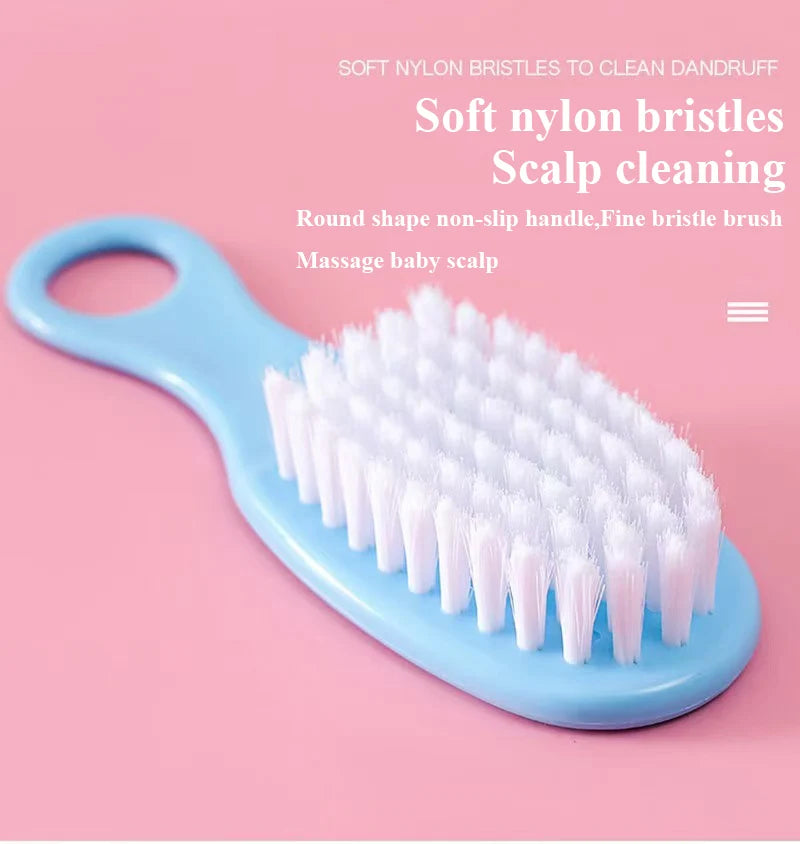 6pcs/Set Baby Cleaning Kit Care Product Set For Nails And Hair, Including Beauty Brush Comb And Nail Clipper Set For Home Use