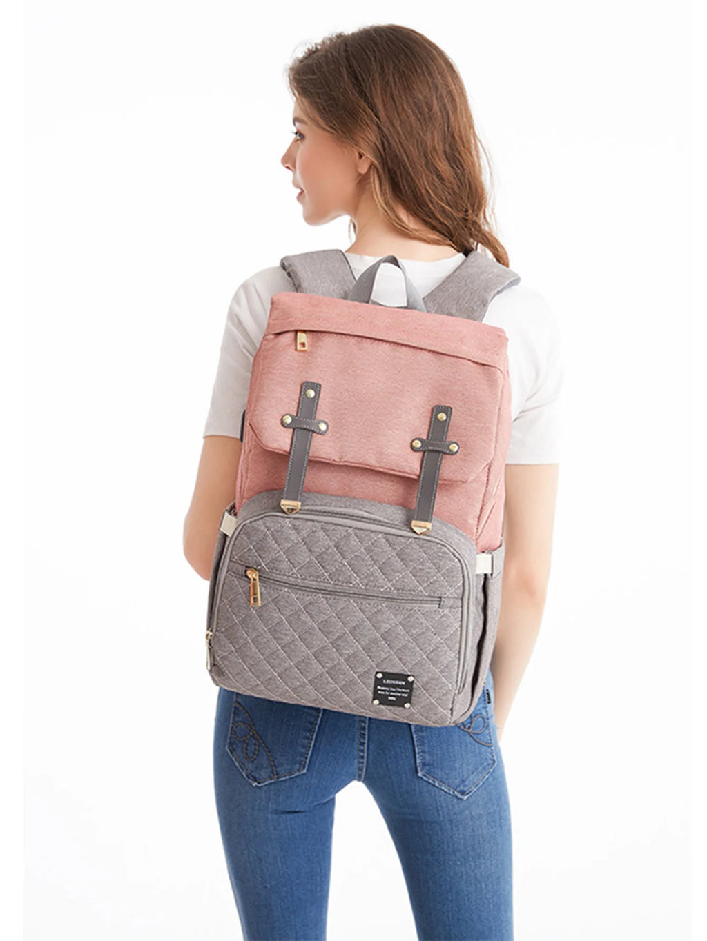 Diaper Bags for Women Backpacks Female Maternity Nappy Bags Baby Care Travel Backpack Waterproof Outdoor Pregnant Mummy Backpack