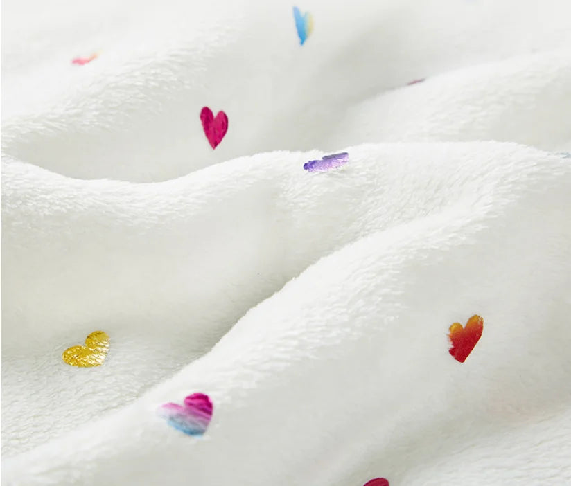 Baby Blankets Newborn Cartoon Bear Embroidery Flannel Baby Blanket Kids Boys Girls Swaddle Wrap Infant Stroller Cover Bed Quilts