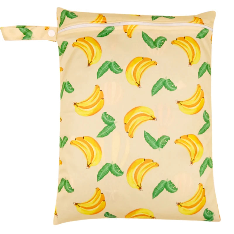 Baby Reusable Diapers Bags, Waterproof Hanging Bag for Storaging Baby Cloth Diapers, Beach Sports, Makeup, Yoga