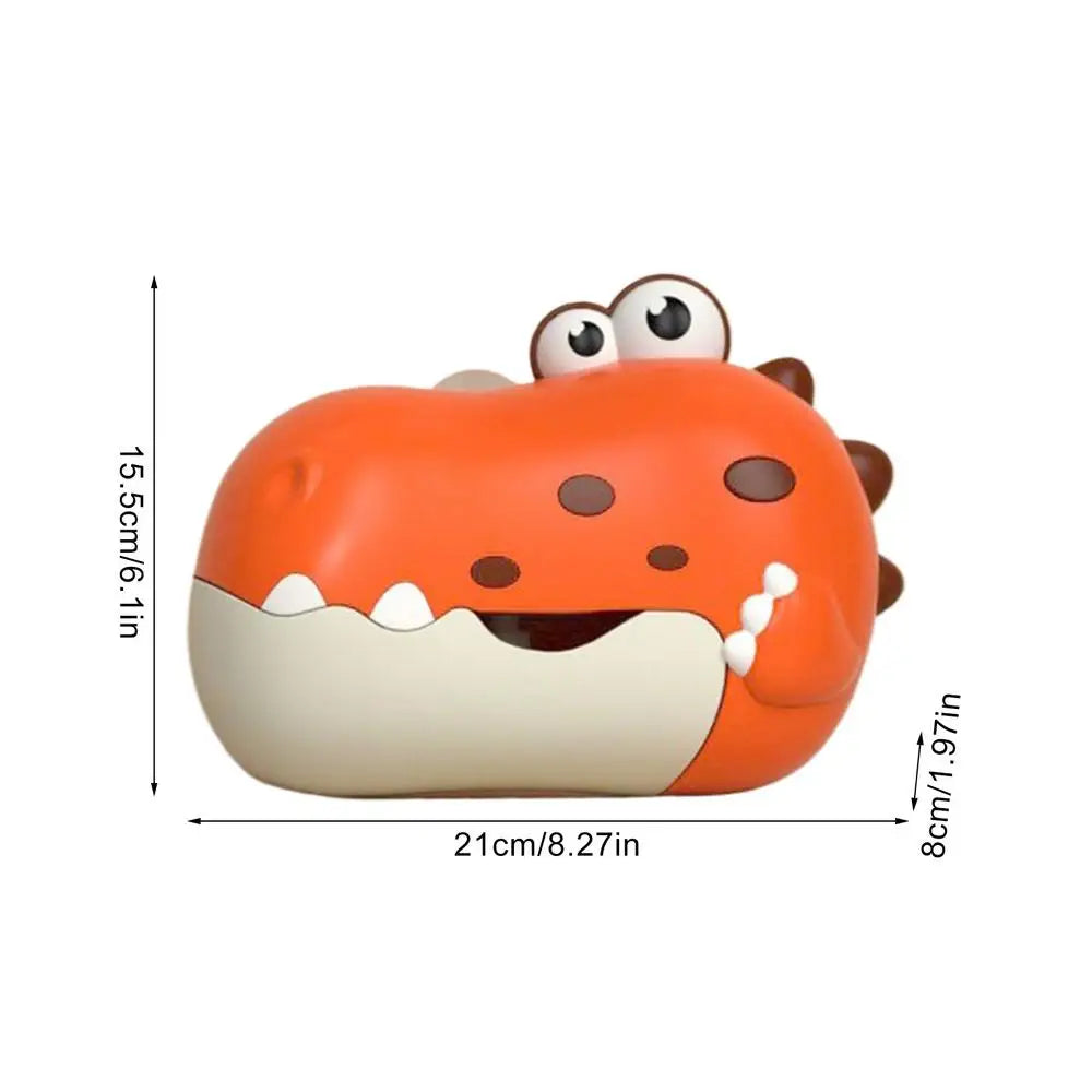 Baby Bath Toys for Kids Music Dinosaur Bubble Machine Bath Toys Bathtub Soap Automatic Bubble Maker Toys Baby Bathroom Toy Gift