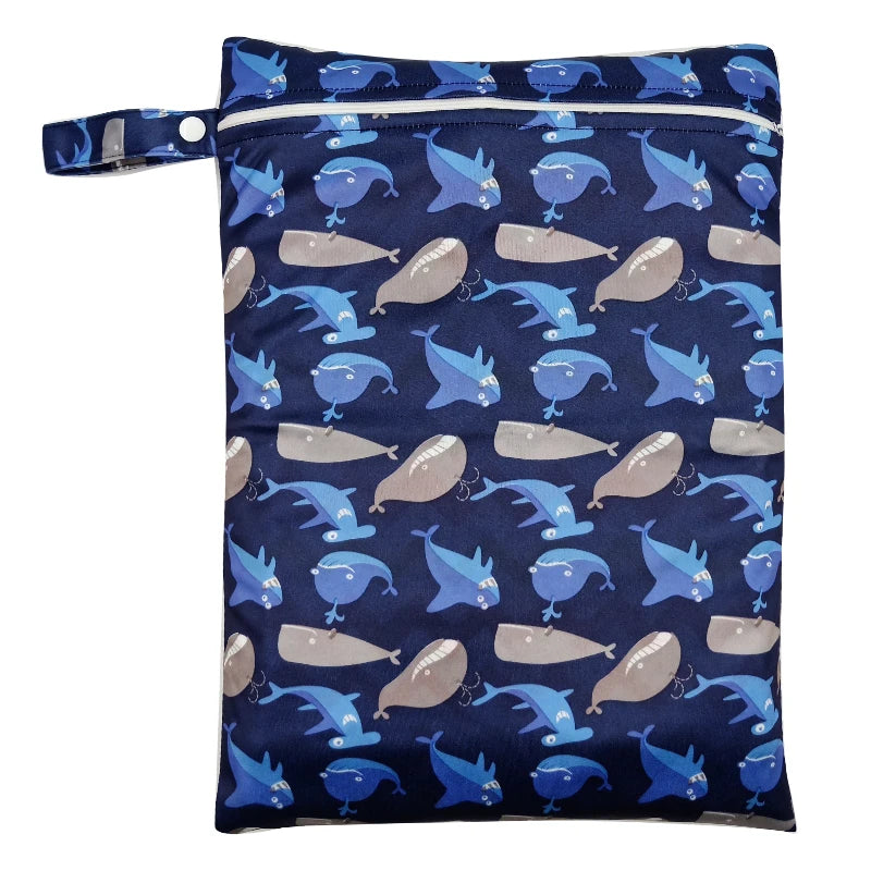 Baby Reusable Diapers Bags, Waterproof Hanging Bag for Storaging Baby Cloth Diapers, Beach Sports, Makeup, Yoga