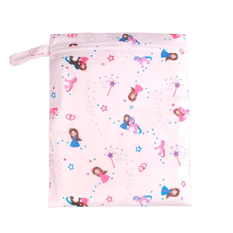 Baby Reusable Diapers Bags, Waterproof Hanging Bag for Storaging Baby Cloth Diapers, Beach Sports, Makeup, Yoga