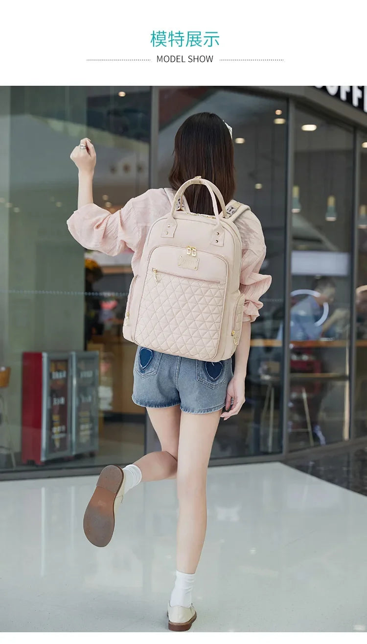 New Mommy Bag Handheld Multi Functional Maternity Child Bag Fashionable Embroidered Large Capacity Diaper Shoulder