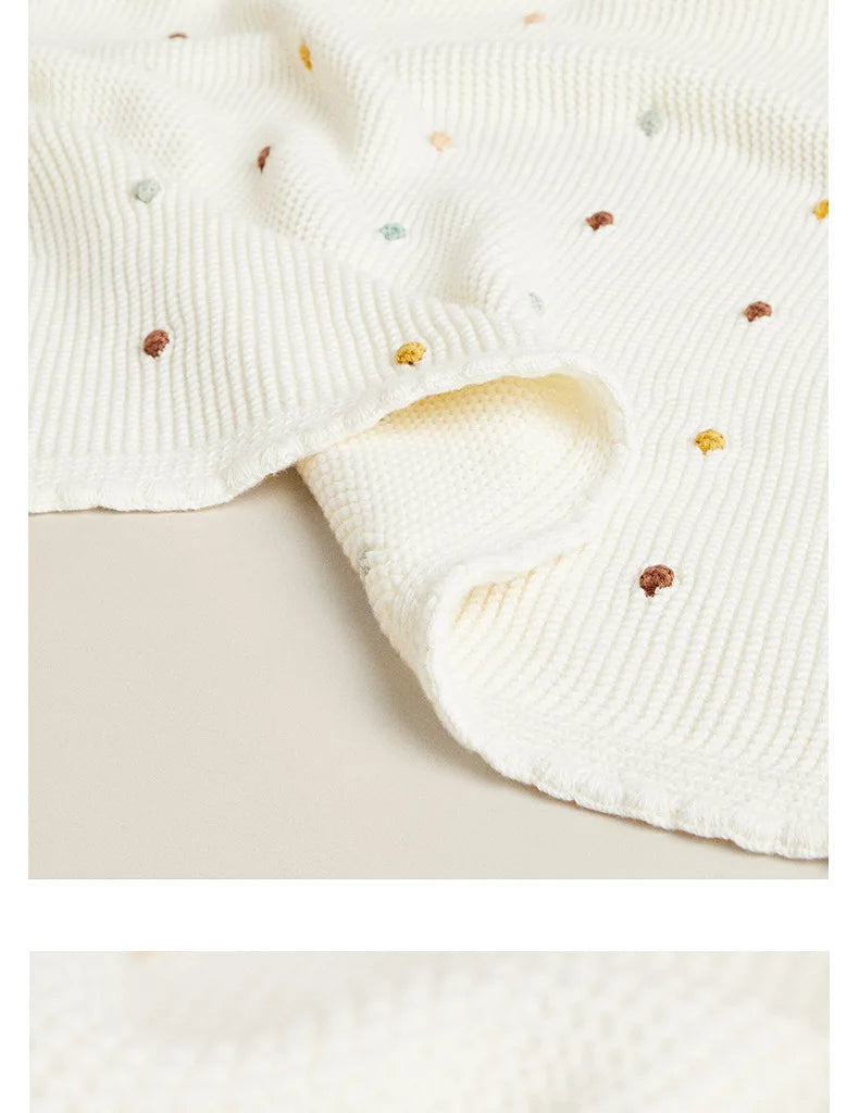 Newborn Baby Blanket Knitted Sofa Throw Blankets Soft Tapestry Baby Swaddle Wrap Crib Stroller Blanket 100*70cm