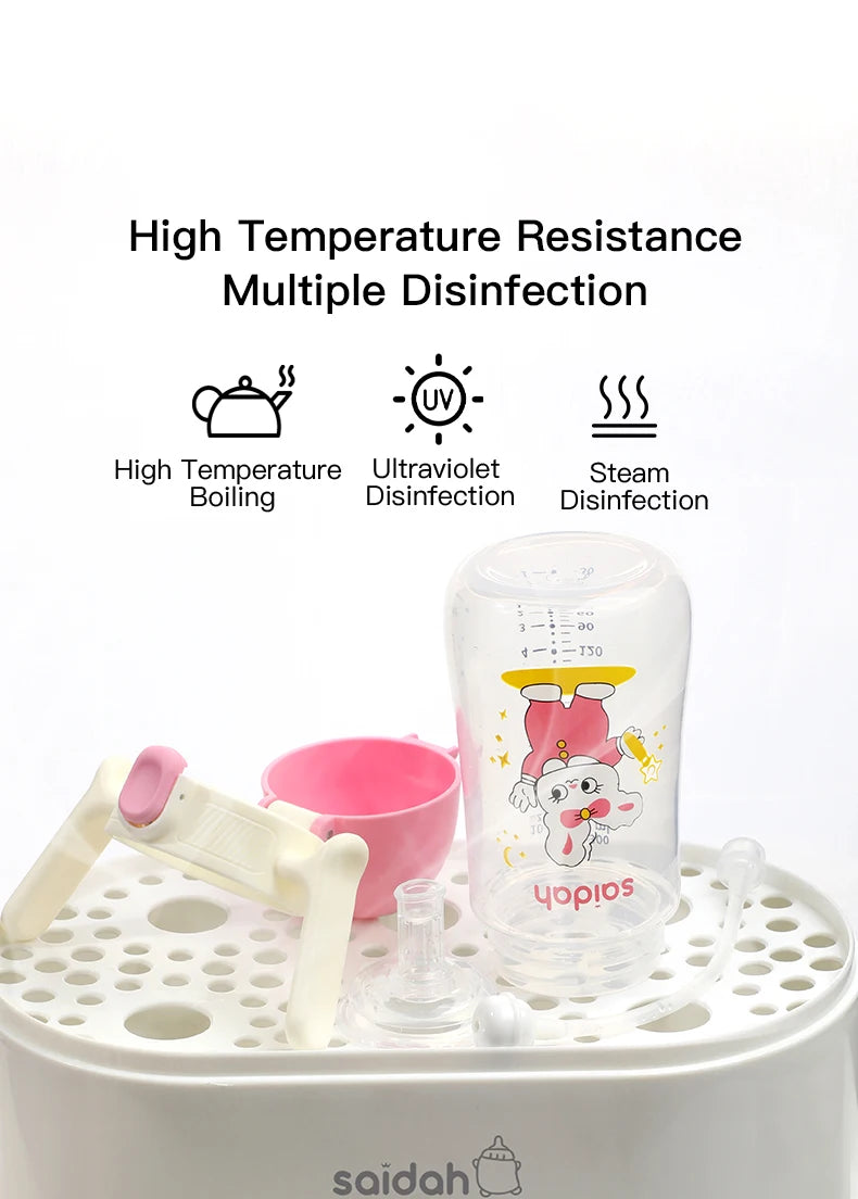 10oz Clamshell Baby Feeding Bottle Silicone Straw Spill-Proof Leak-Resistant Toddler Training Drinking Water Sippy Cup