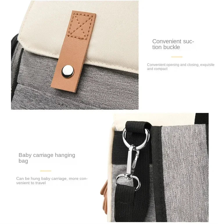 Baby Nappy Bag Mummy Diaper Bag Backpack Waterproof Storage Handbag Outdoor Travel Mommy Maternity Bag For Baby Stuff