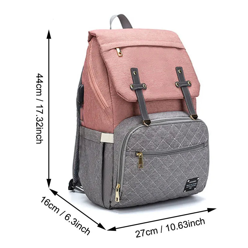 Diaper Bags for Women Backpacks Female Maternity Nappy Bags Baby Care Travel Backpack Waterproof Outdoor Pregnant Mummy Backpack