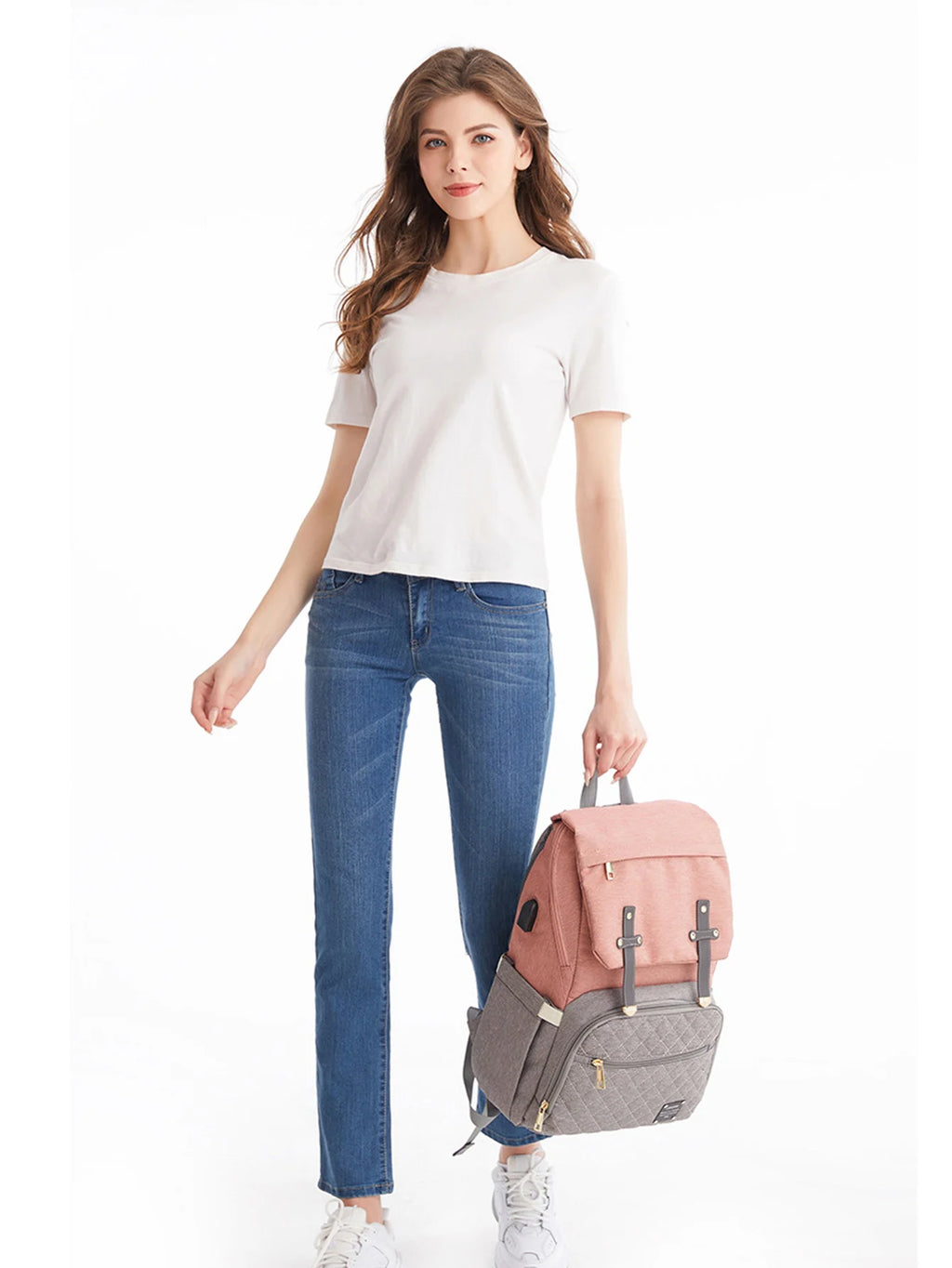 Diaper Bags for Women Backpacks Female Maternity Nappy Bags Baby Care Travel Backpack Waterproof Outdoor Pregnant Mummy Backpack