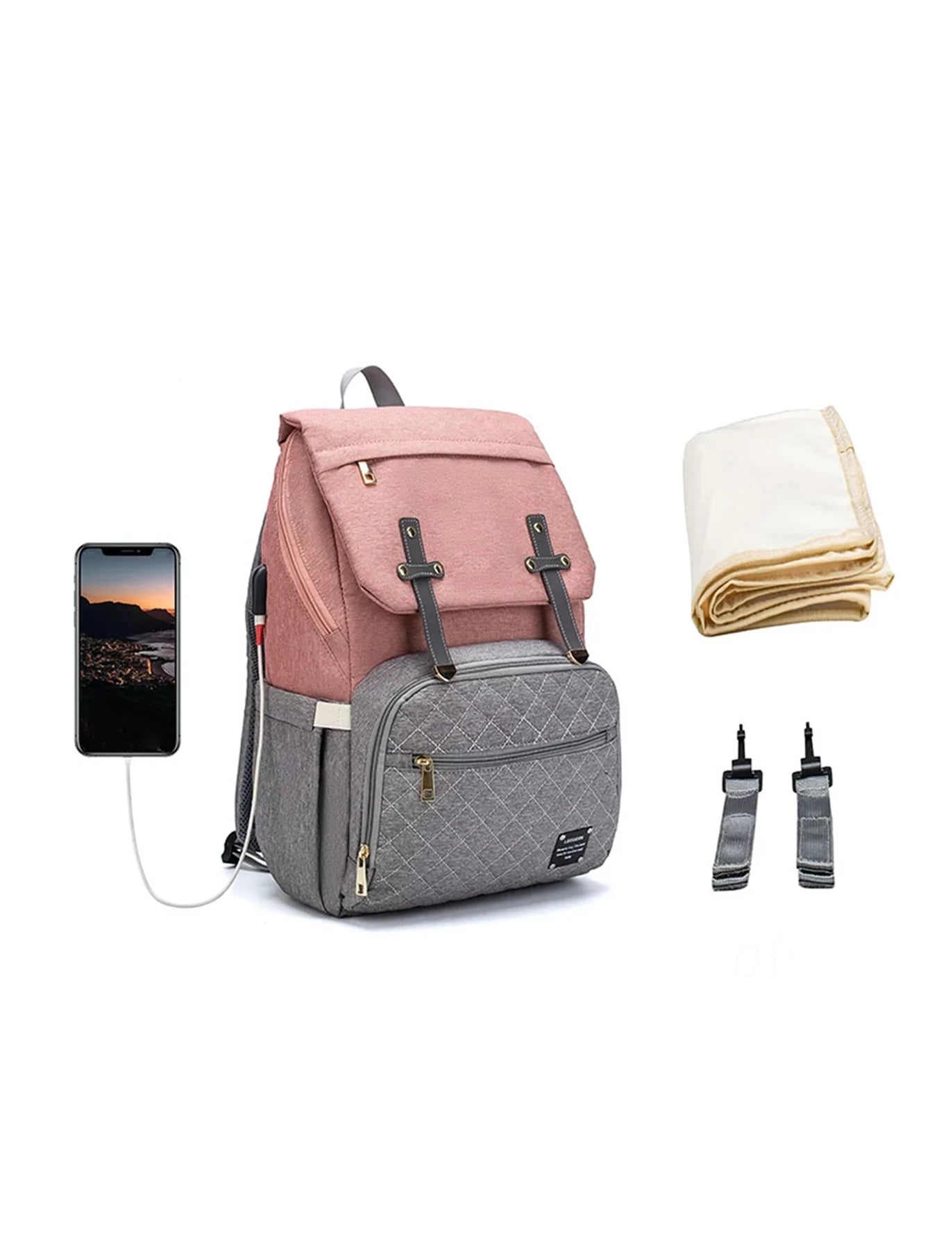 Diaper Bags for Women Backpacks Female Maternity Nappy Bags Baby Care Travel Backpack Waterproof Outdoor Pregnant Mummy Backpack