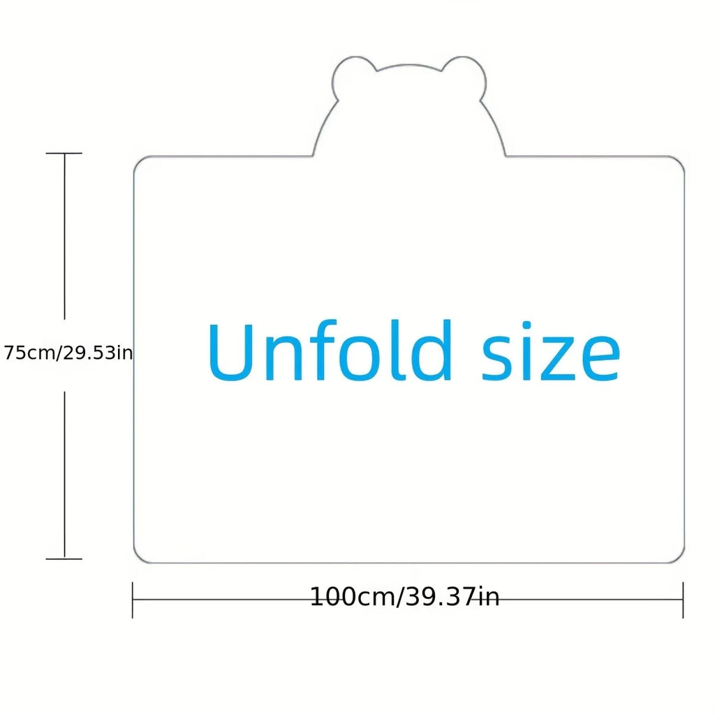 Baby Blankets Super Soft Conditioning Blanket for Baby Girls and Boys Cute Plush Bear Baby Blankets Baby Swaddle Blanket Pink