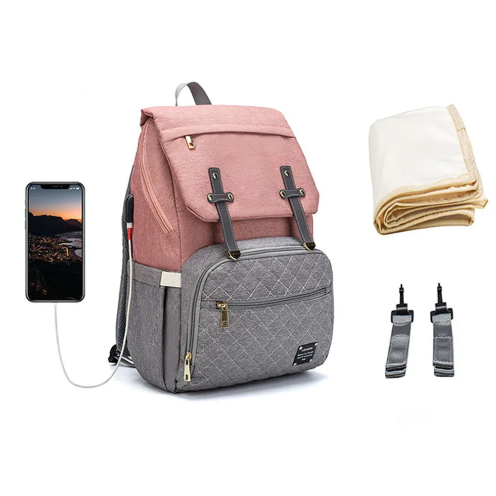 Diaper Bags for Women Backpacks Female Maternity Nappy Bags Baby Care Travel Backpack Waterproof Outdoor Pregnant Mummy Backpack