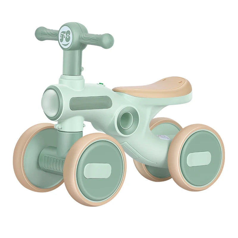 Children's balance bike without pedals 1-3 years old baby child scooter baby toddler four-wheel yo-yo