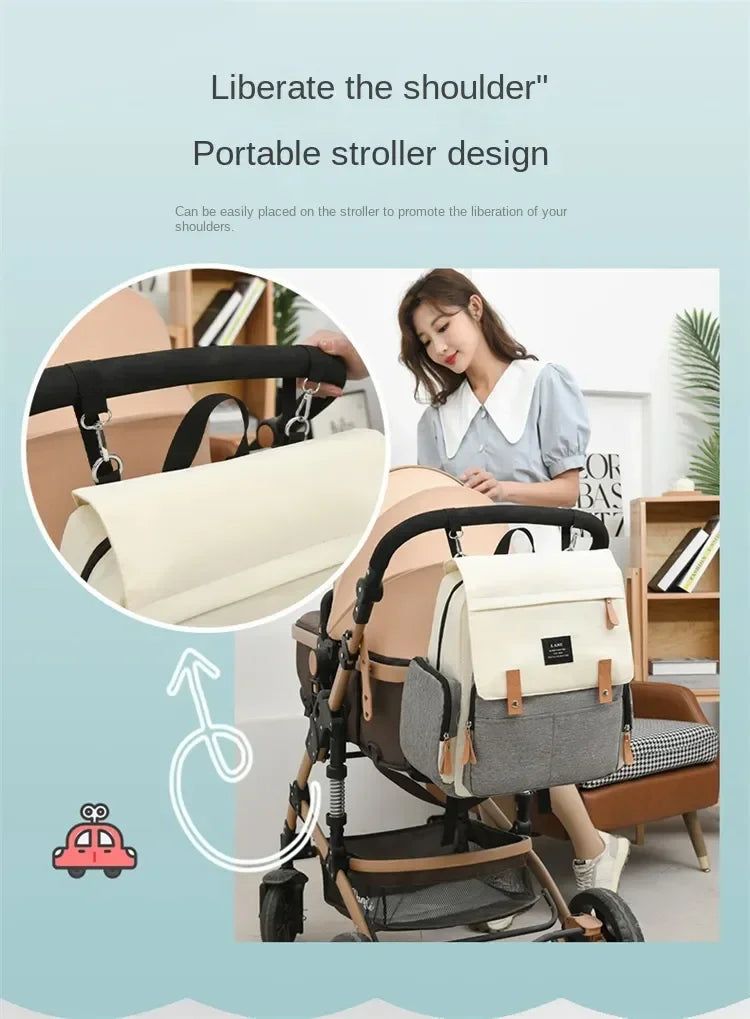 Baby Nappy Bag Mummy Diaper Bag Backpack Waterproof Storage Handbag Outdoor Travel Mommy Maternity Bag For Baby Stuff