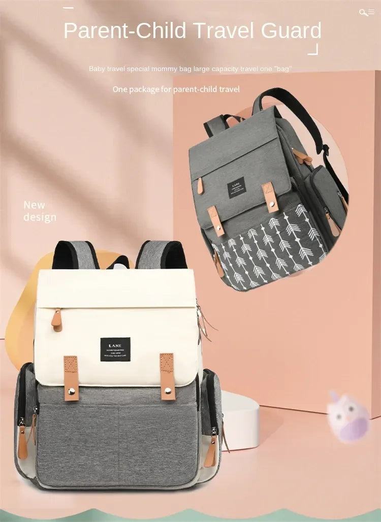 Baby Nappy Bag Mummy Diaper Bag Backpack Waterproof Storage Handbag Outdoor Travel Mommy Maternity Bag For Baby Stuff