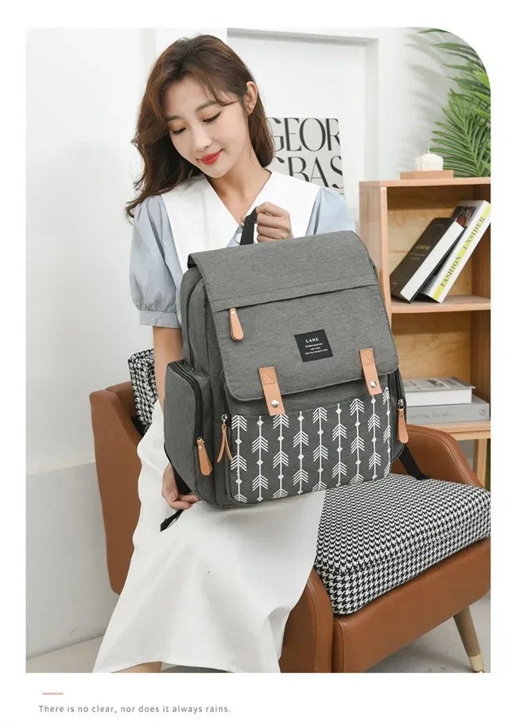 Baby Nappy Bag Mummy Diaper Bag Backpack Waterproof Storage Handbag Outdoor Travel Mommy Maternity Bag For Baby Stuff