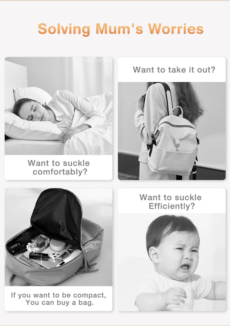 MAMIJOY  Breast Pump Baby Nipple Manual Suction Milk Pump Feeding Breasts Pumps Milk Bottle Sucking Postpartum Supplies BPA Free