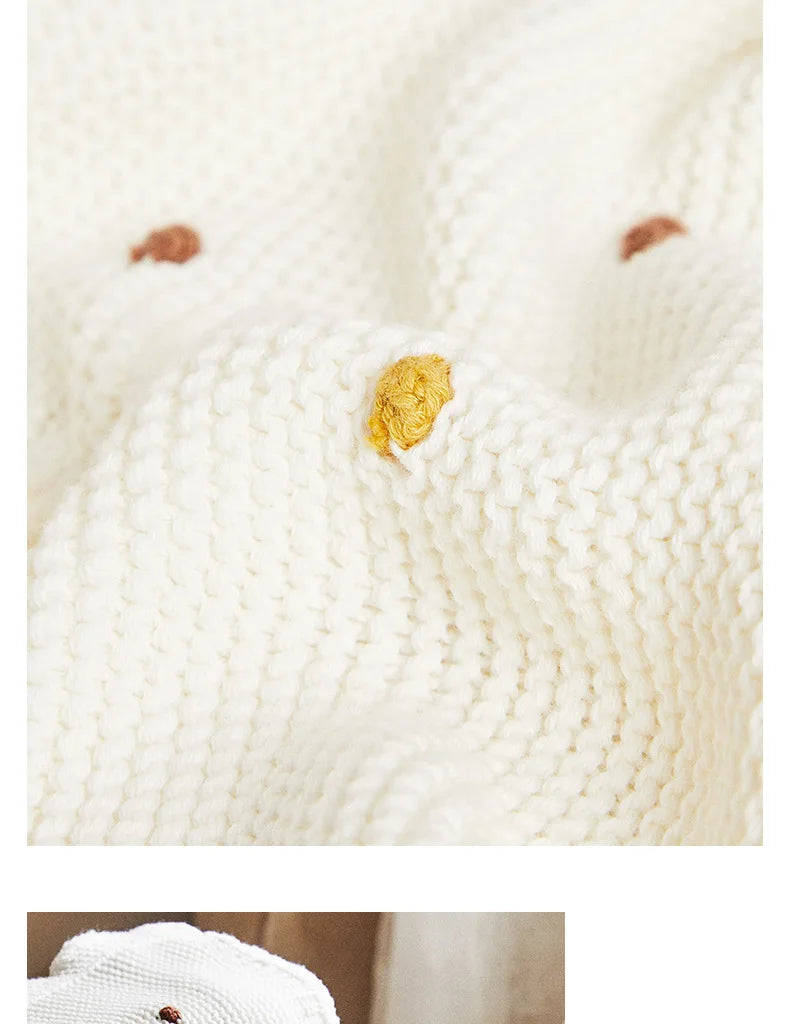 Newborn Baby Blanket Knitted Sofa Throw Blankets Soft Tapestry Baby Swaddle Wrap Crib Stroller Blanket 100*70cm