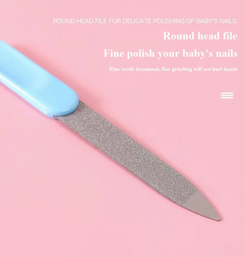 6pcs/Set Baby Cleaning Kit Care Product Set For Nails And Hair, Including Beauty Brush Comb And Nail Clipper Set For Home Use