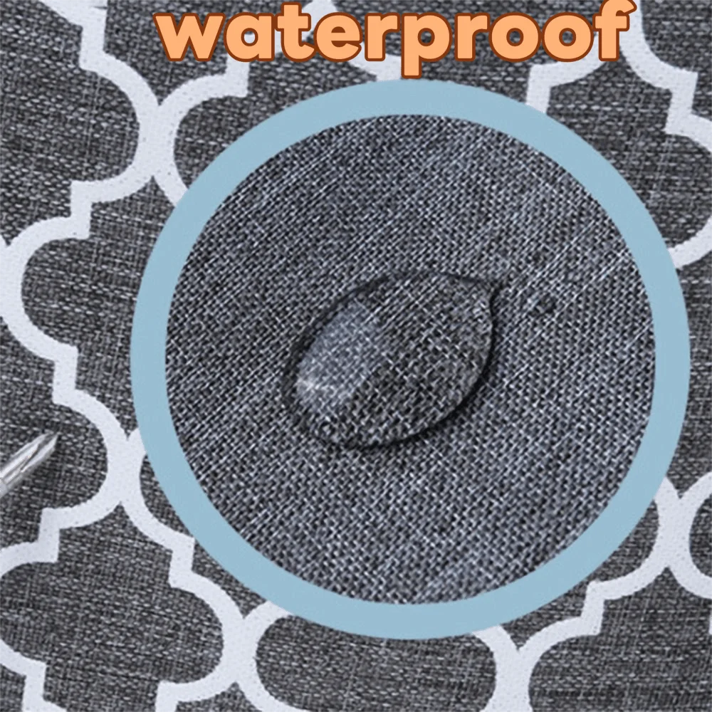 Large Capacity Baby Diaper Bag Multi-compartment Waterproof Mommy Bag Wear-resistant Adjustable Shoulder Strap Mom Handbag