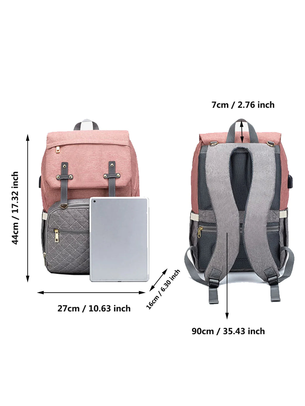 Diaper Bags for Women Backpacks Female Maternity Nappy Bags Baby Care Travel Backpack Waterproof Outdoor Pregnant Mummy Backpack