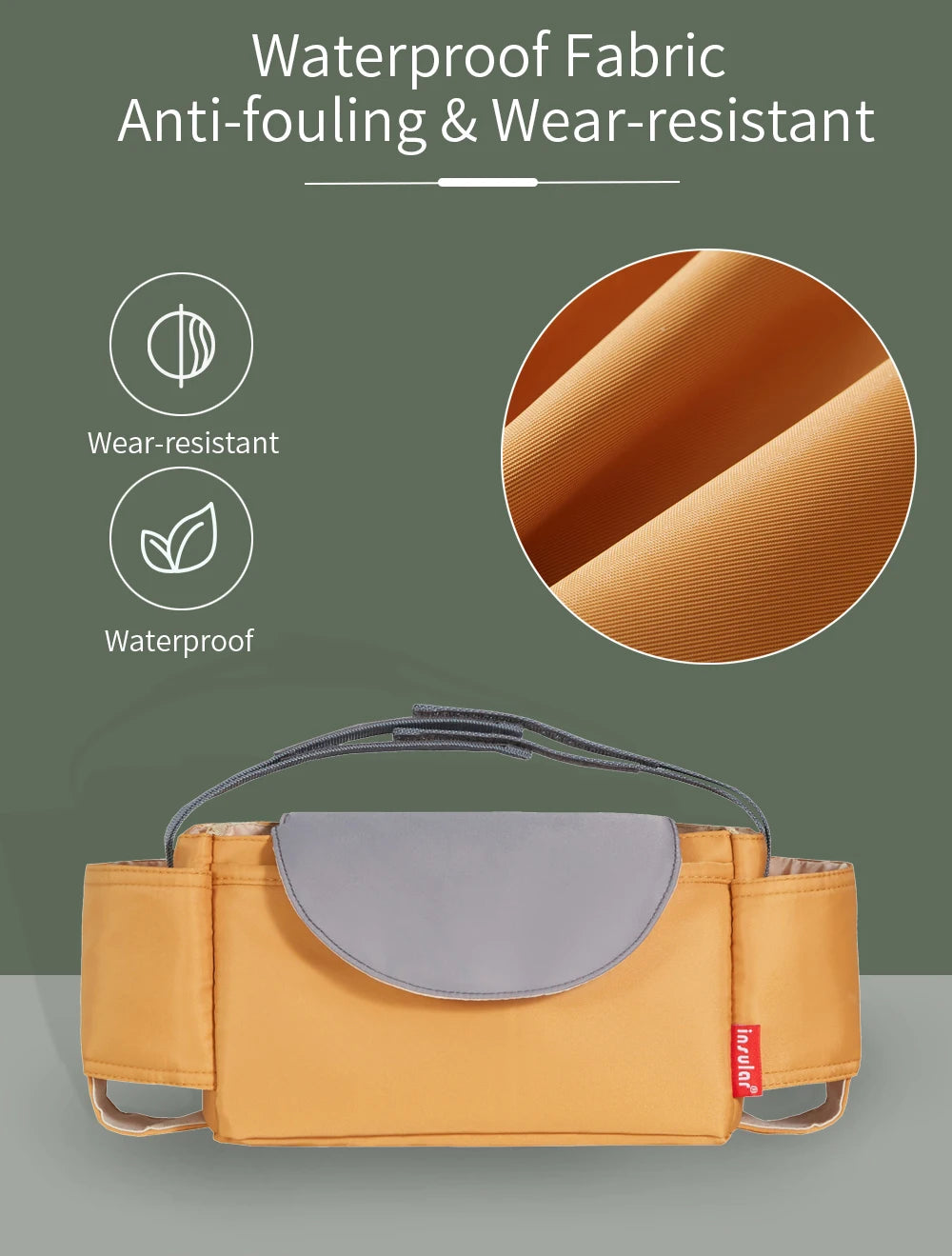 Insular Diaper Bag Baby Milk Bottle Insulation Bags Mummy Storage Bag For Baby Stuff Collection Stroller Accessories Baby Care