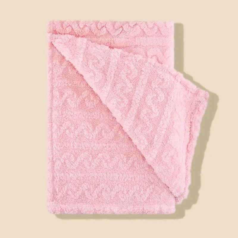 80*100cm Baby Blanket Super Soft Solid Color Taffeta Newborn Swaddle Blanket Warm Lightweight and Comfortable Children Blanket