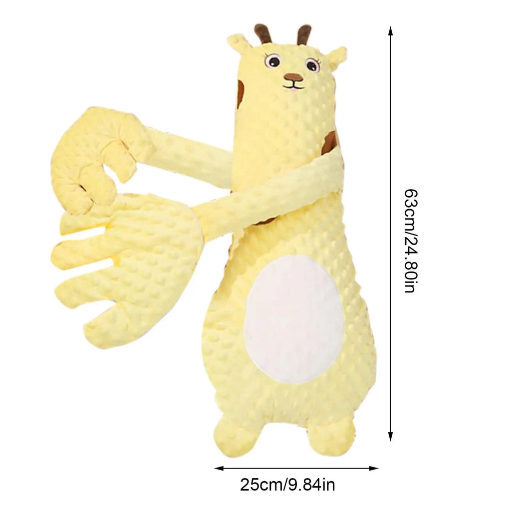 Baby Patting Pillow Kids Nap Aid Hug Beater Textured Ergonomic Soothing Palm Hand with Remote Control for Multi-Sensory Nursing